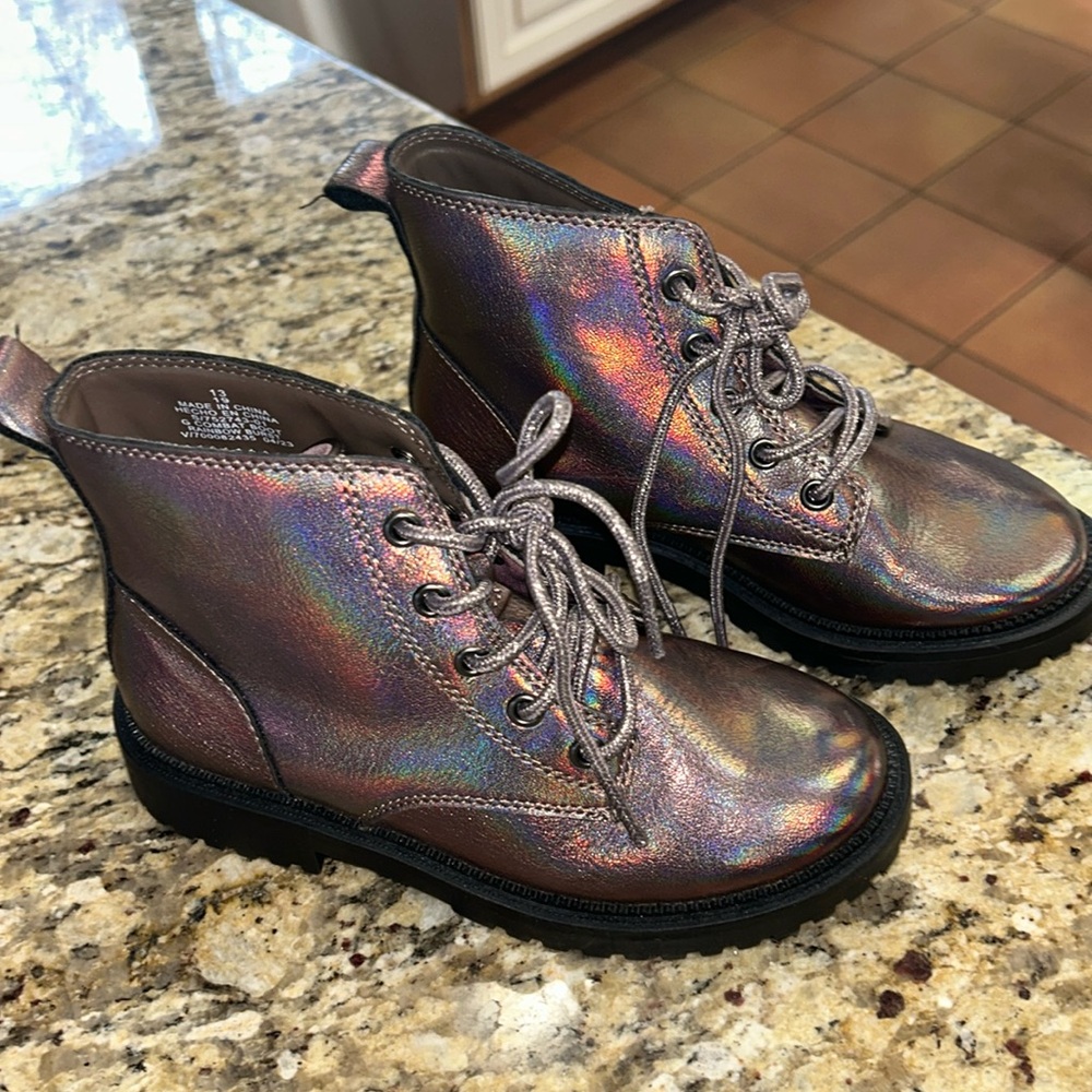 Brand new Old Navy girls combat boots.  Size 13
